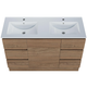 Harmony Six Drawer Vanity 1200mm, Centre Bowl Alpha Top, Floor Standing
