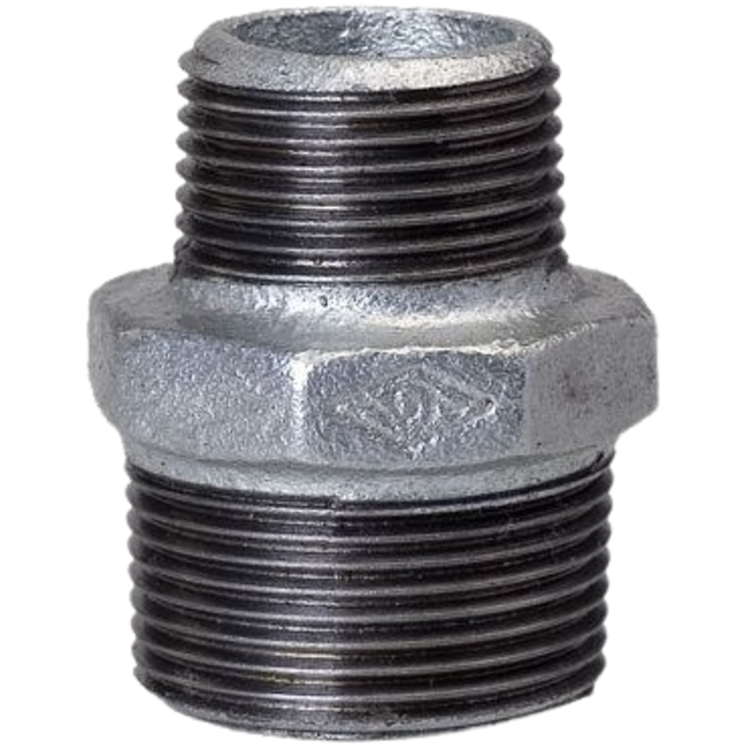 50MM X 40MM REDUCING NIPPLES GALV