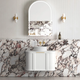 Otti Hampshire Satin White Vanity 750X460X450 Wall Hung Cabinet