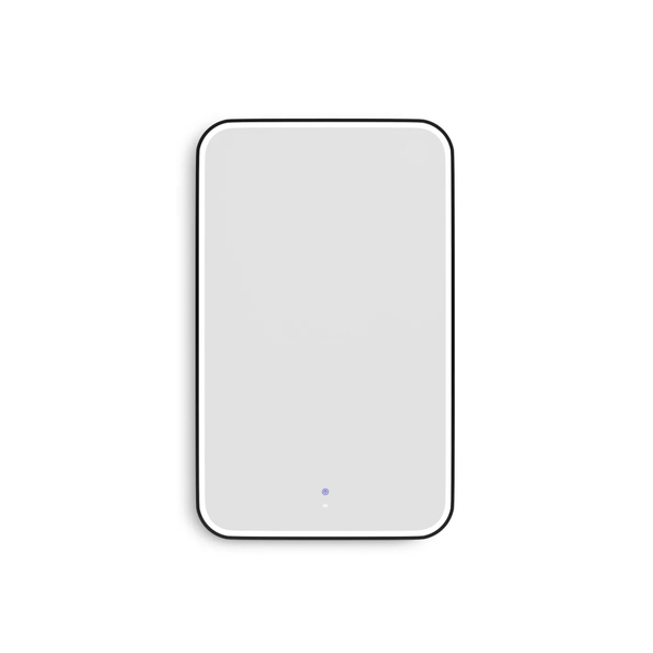 Otti Led Newport 1200X750 Black Metal Frame Mirror