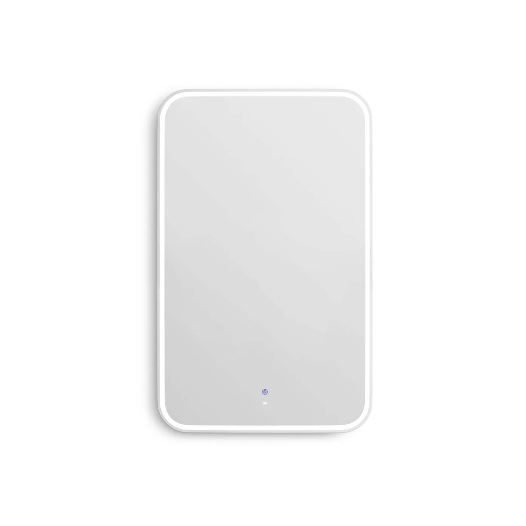 Otti Led Newport 1200X750 White Metal Frame Mirror
