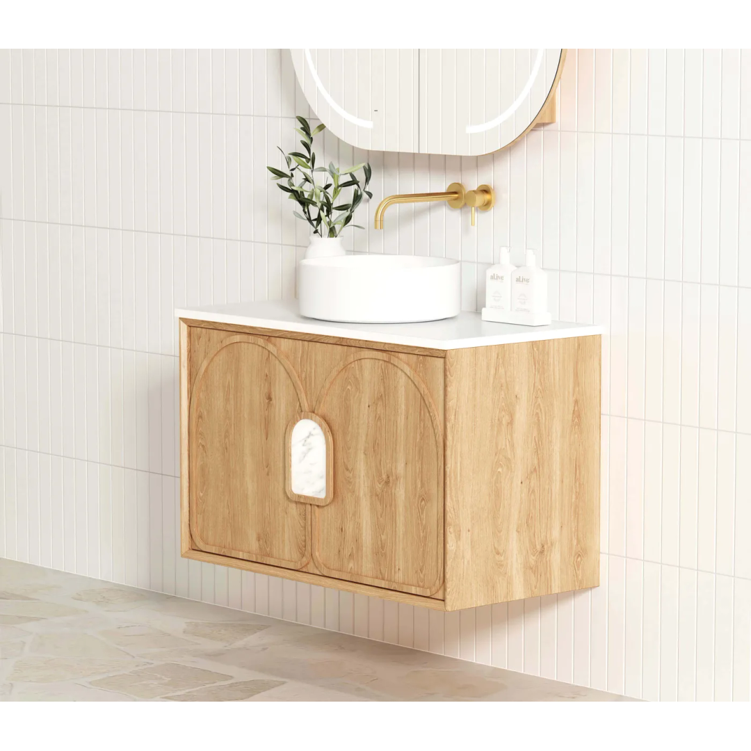 Otti Laguna Mk Ii 900 Natural Woodland Oak Wall Hung Cabinet Only