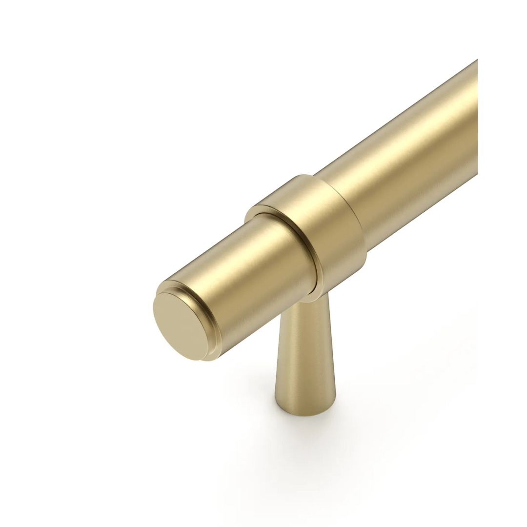 Otti Astor - 96/138Mm Brushed Brass Handle (96Mm Hole To Hole ; 138Mm Total Length)