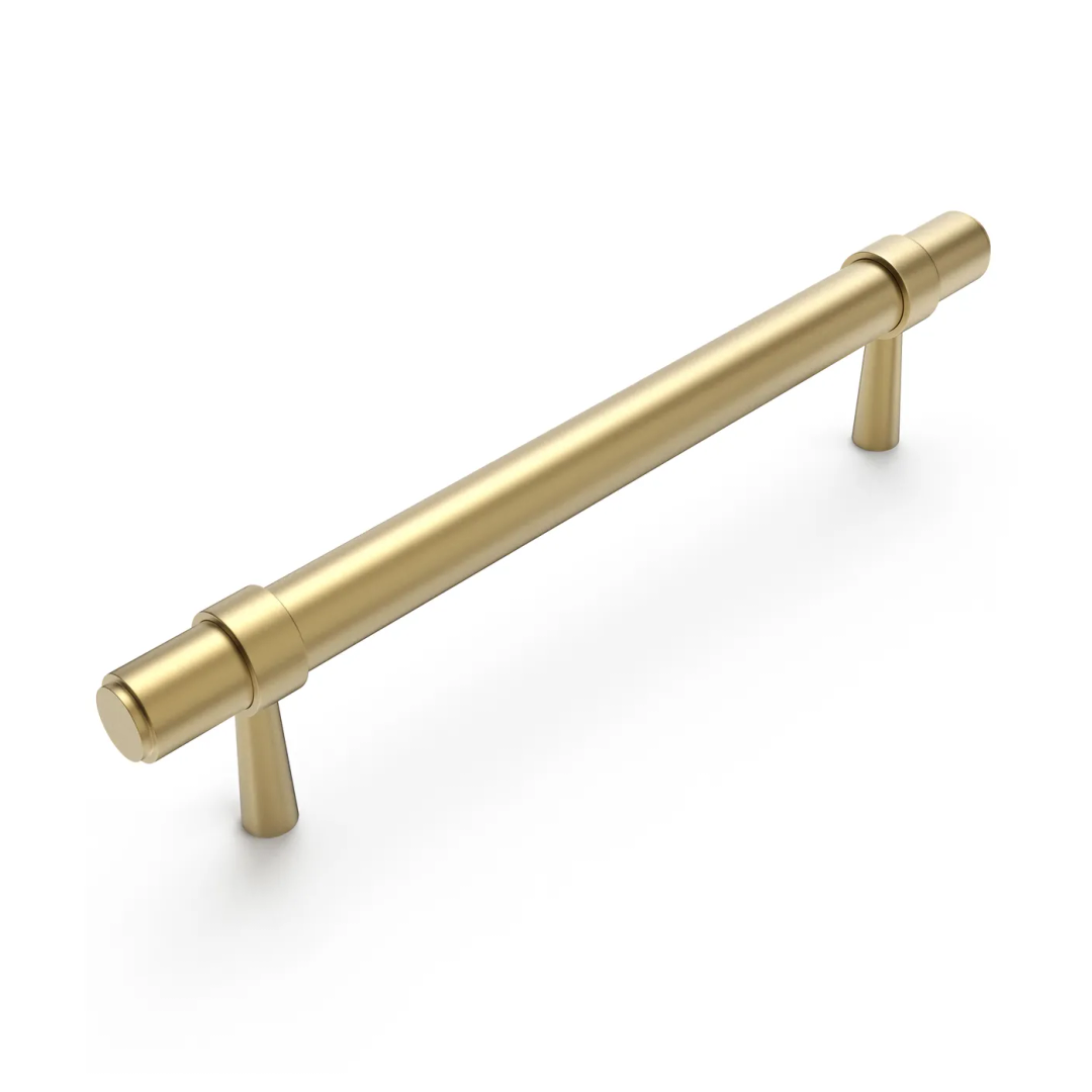 Otti Astor - 160/210Mm Brushed Brass Handle (160Mm Hole To Hole ; 210Mm Total Length)