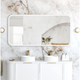 Otti Led Newport 1500X750 White Metal Frame Mirror