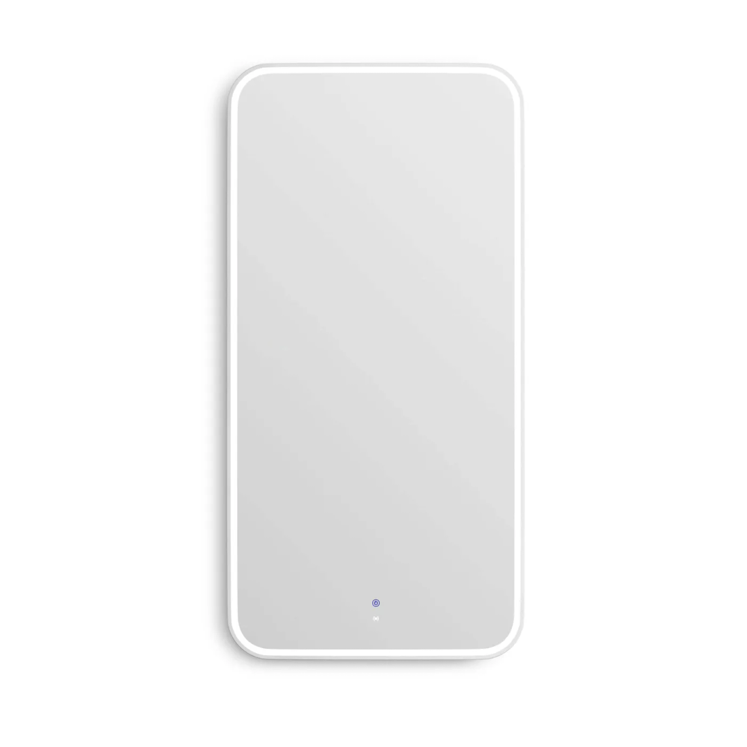 Otti Led Newport 1500X750 White Metal Frame Mirror
