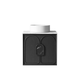 Otti Laguna Mk Ii 600 Black Oak Wall Hung Vanity With Matte White Top