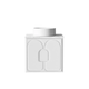 Otti Laguna Mk Ii 600 Matte White Wall Hung Vanity With Ceramic Top