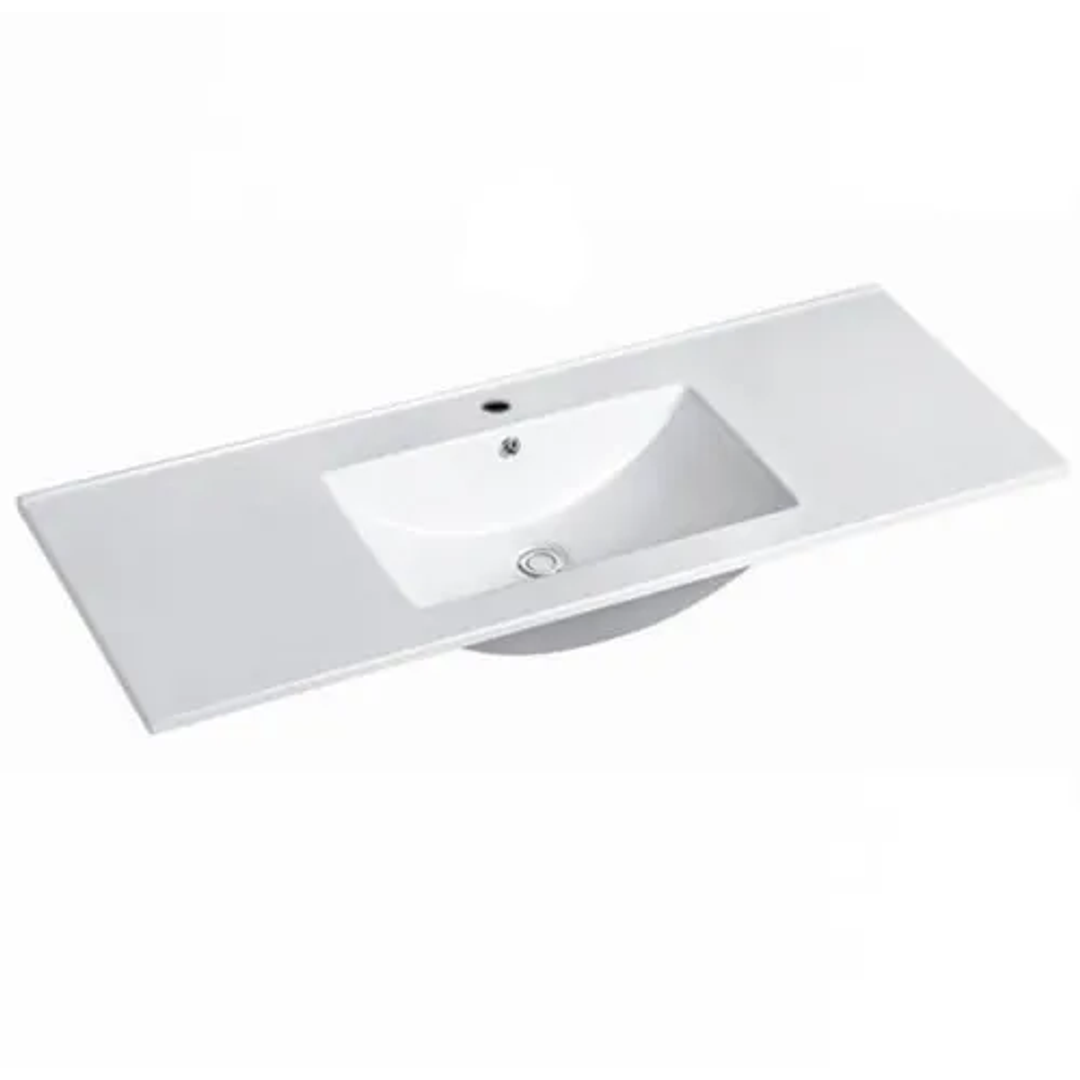 Otti Laguna Mk Ii 1200Mm Black Oak Wall Hung Vanity With Ceramic Top