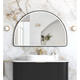 Otti Led Moonlight Archie 800X1200 Black Metal Frame Mirror