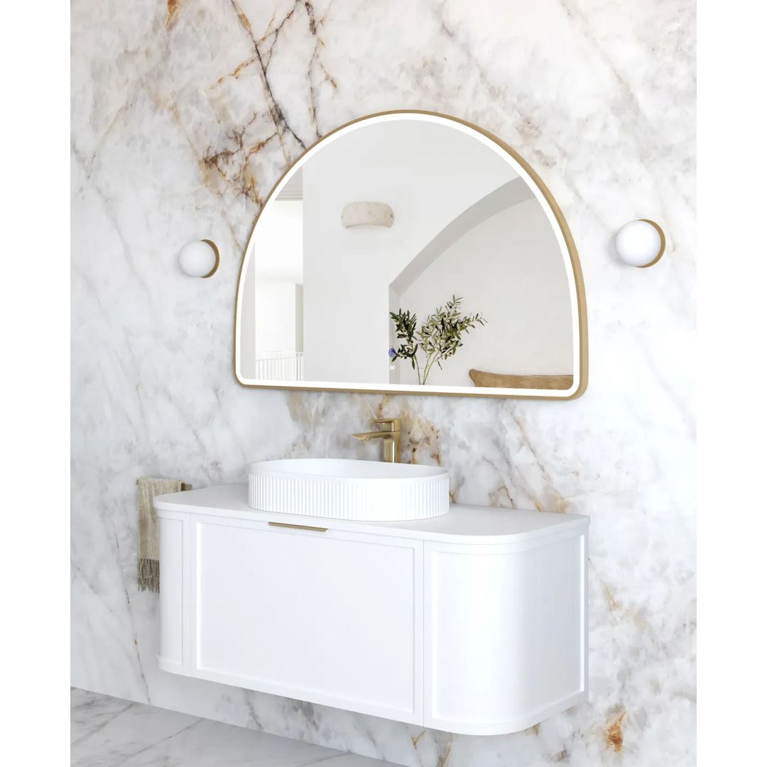 Otti Led Moonlight Archie 800X1200 Gold Metal Frame Mirror