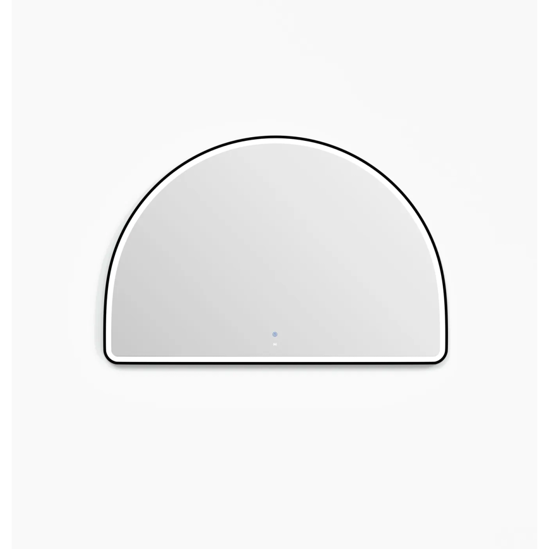Otti Led Moonlight Archie 1000X1500 Black Metal Frame Mirror