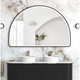Otti Led Moonlight Archie 1000X1500 Black Metal Frame Mirror