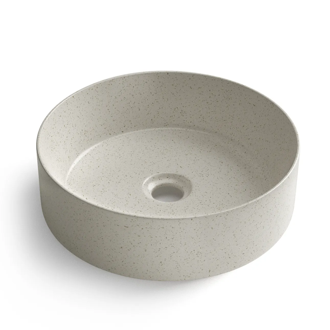 Otti Artis 88 Above Counter Round Basin Nth Carbon Grey Fine Ceramic 355mm