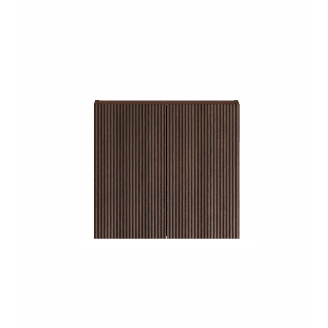 Otti Havana Laundry 630 Sable Walnut Fluted Wall Cabinet