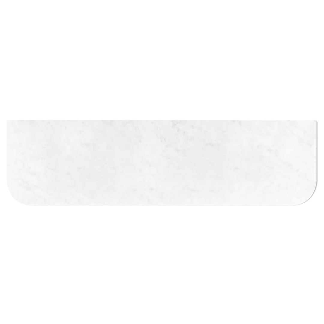 Otti Havana 1800X500X20 Solid Surface Cloudy Carrara Top No Hole