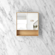 Otti Byron 750X800 Woodland Oak Shaving Cabinet