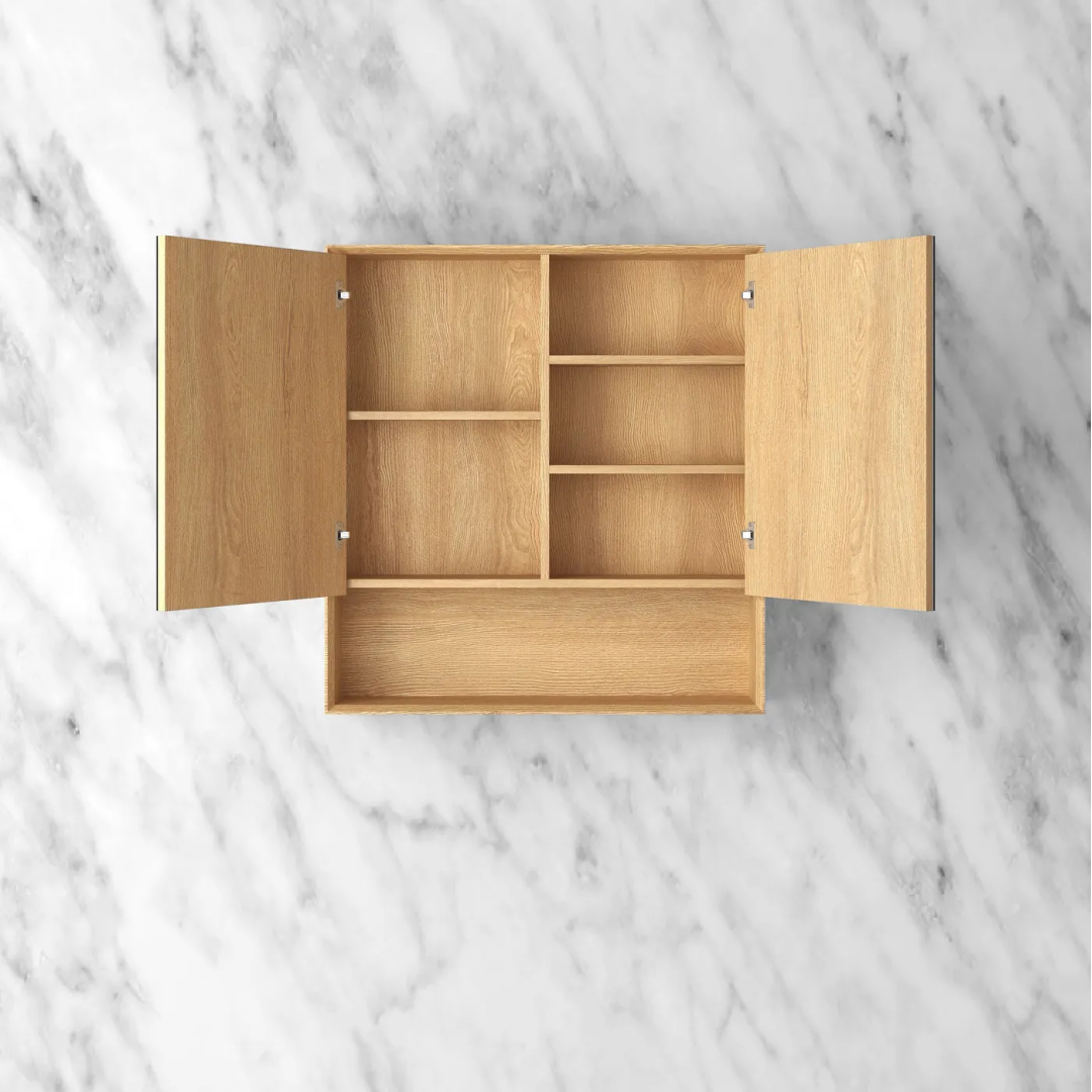Otti Byron 900X800 Woodland Oak Shaving Cabinet