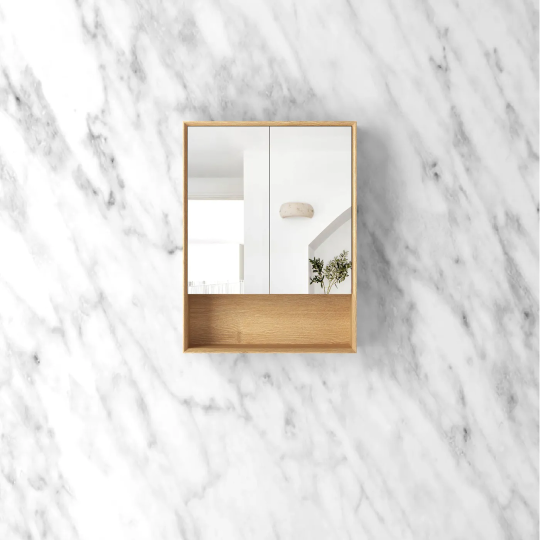 Otti Byron 600X800 Woodland Oak Shaving Cabinet