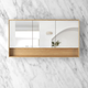 Otti Byron 1500X800 Woodland Oak Shaving Cabinet