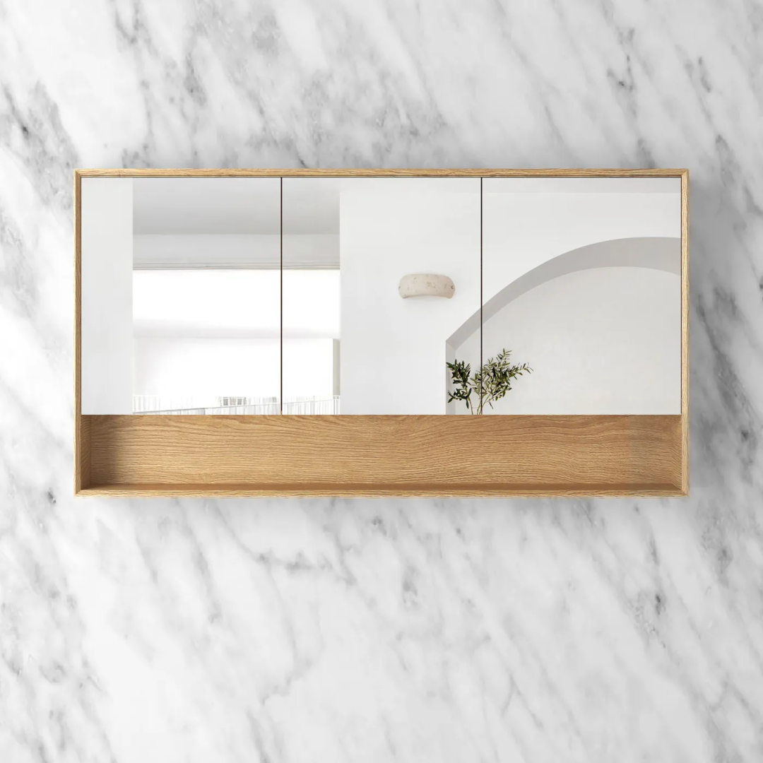 Otti Byron 1200X800 Woodland Oak Shaving Cabinet