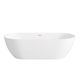 Otti Attica Manolo 1700 Gloss White Freestanding Bath With Overflow