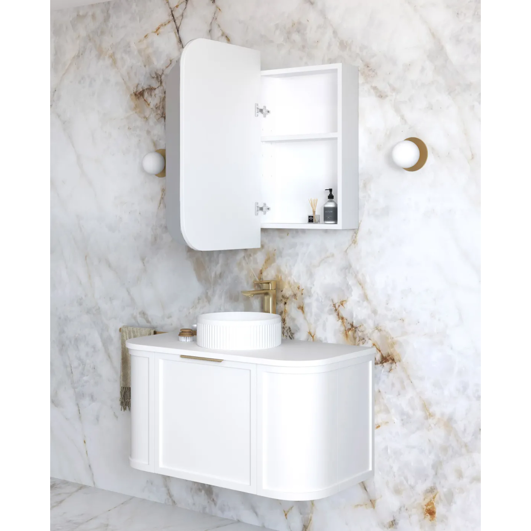 Otti Newport 900X750 White Shaving Cabinet