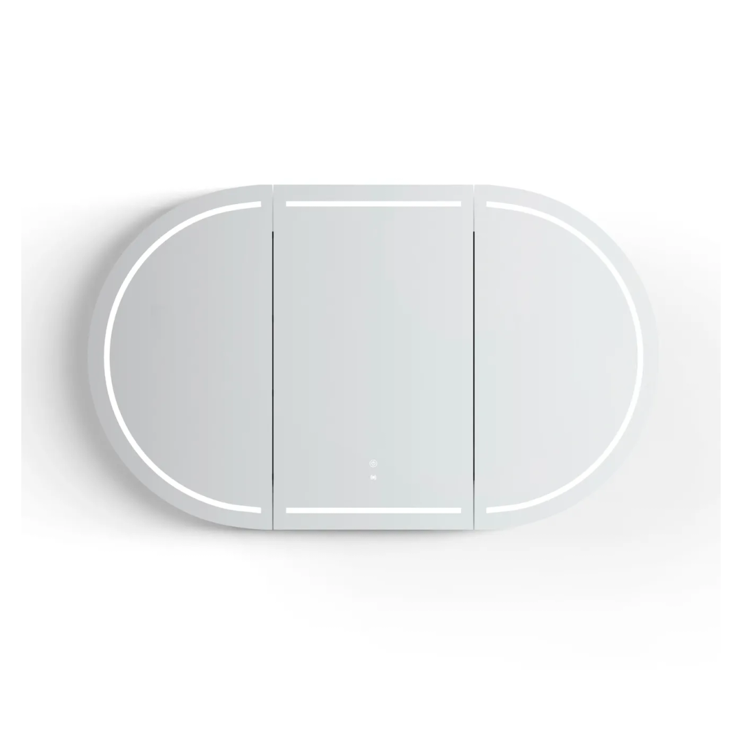 Otti Led Bondi 1500X900 Woodland Oak Shaving Cabinet - Premium Edition