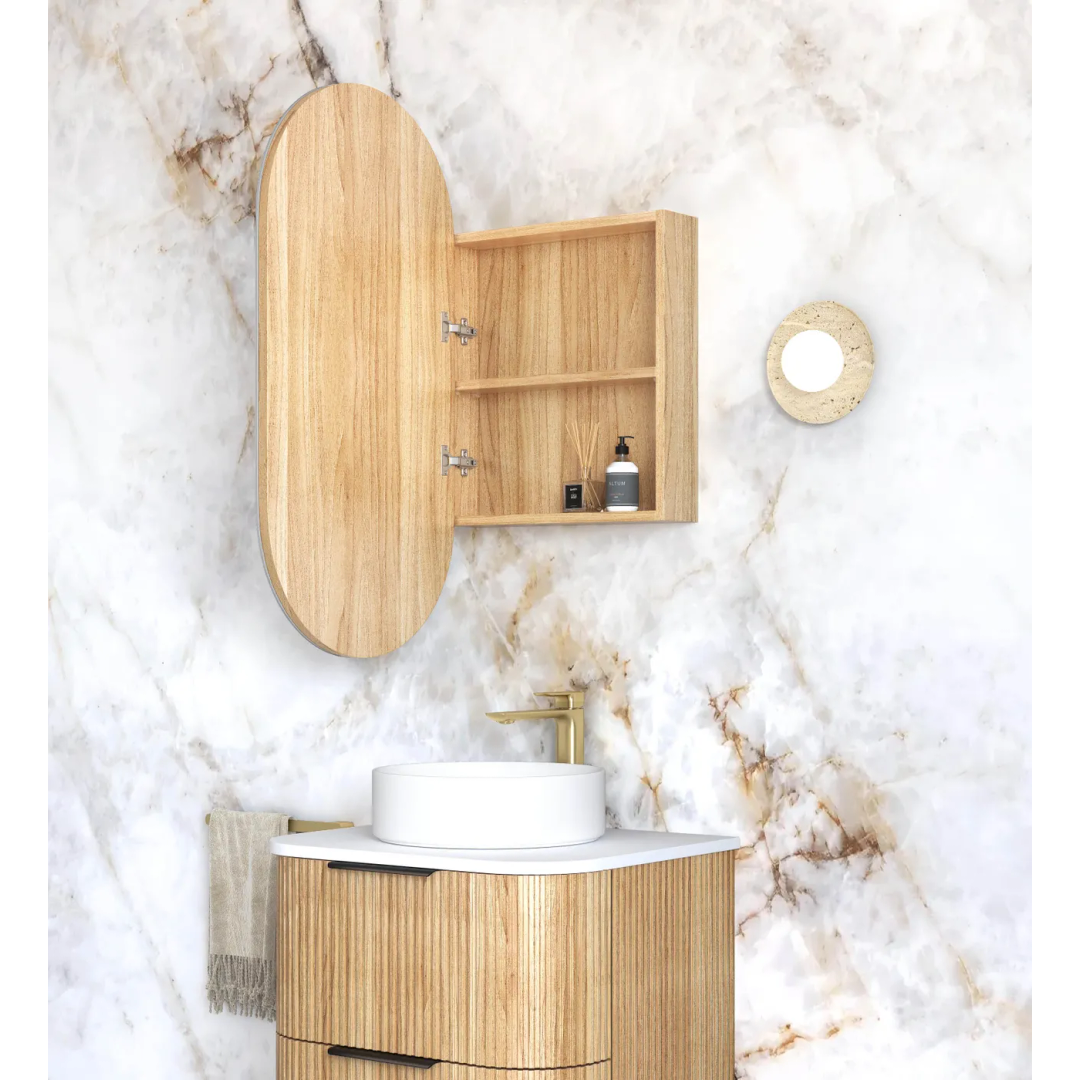 Otti Noosa 900X450 Woodland Oak Shaving Cabinet