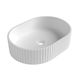 Otti Celine Oval Fluted Solid Surface 480X345X140 Matte White Basin Nf