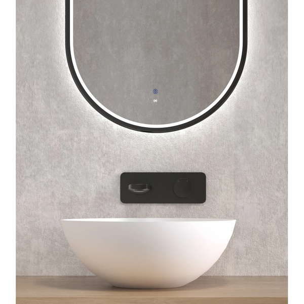 Otti London Solid Surface 400X400X150 Matte White Basin Nf