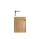 Otti Mini Ensuite Vanity 400Mm Woodland Oak Fluted Vanity