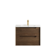 Otti Byron 750Mm Sable Walnut Wall Hung Vanity With Ceramic Top