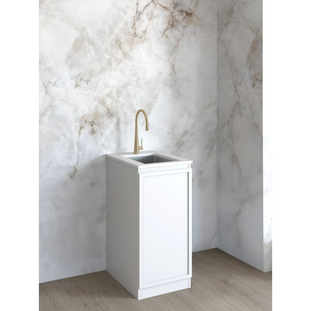 Otti Mini Laundry 430Mm Hampshire White With Pure White Top