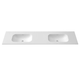 Otti Chloe 1800X467 Silk Matte White Top With Basin