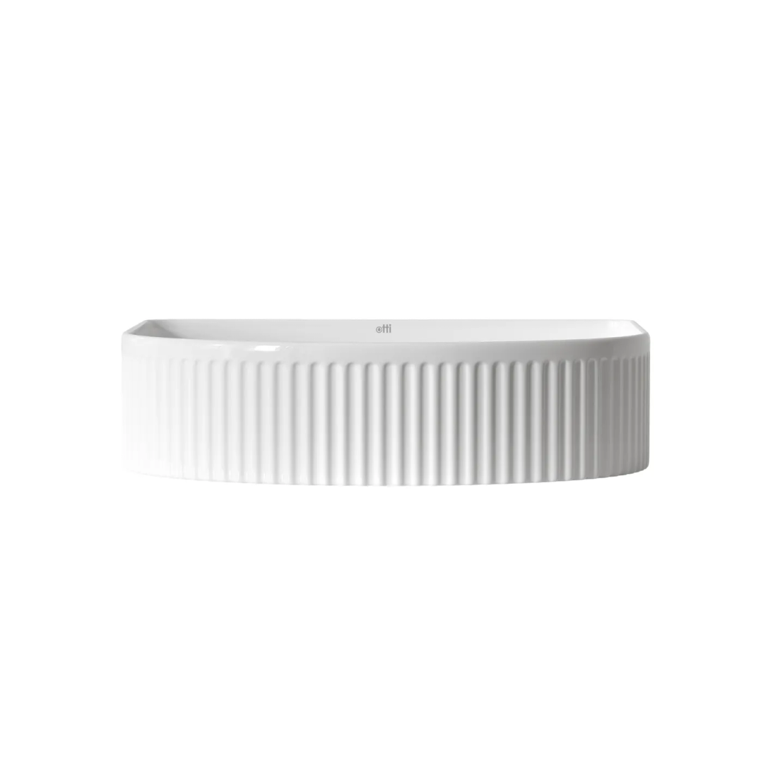 Otti Archie Ceramic Basin 415X365X100 Gloss White
