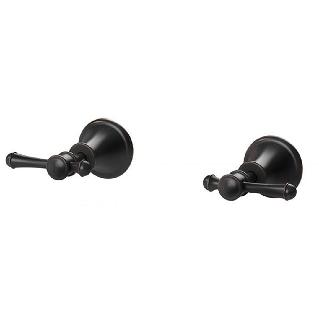 Phoenix Nostalgia Lever Wall Top Assemblies - Antique Black