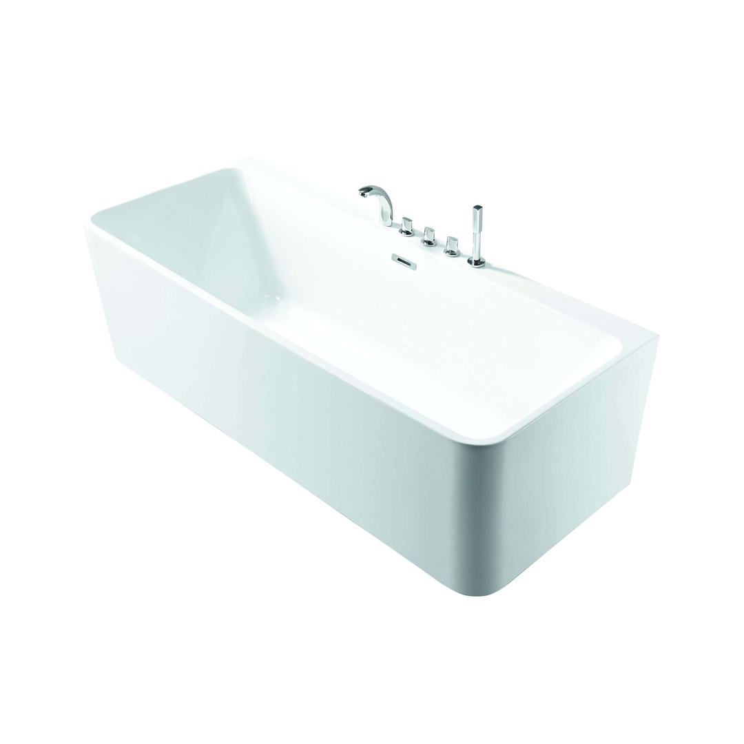 Belbagno Alto 1700 X 750 X 600 Freestanding Bath Gloss White Bb52