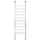 Radiant 600 X 2700mm Round Bar Floor To Ceiling Heated Towel Ladder