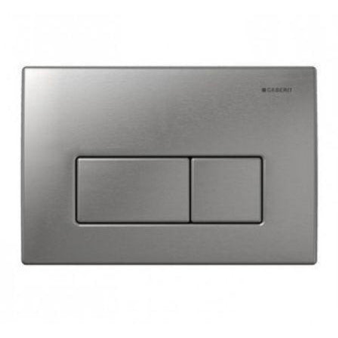 Kappa 50 Dual Flush Plate Stainless Steel Brushed