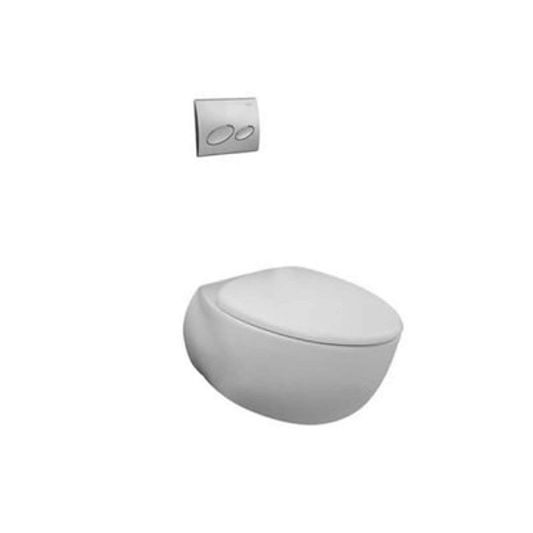 Toto Le Muse Wall Hung Toilet W/Invisible Fixing Kit Cw812Jt1Ws#W