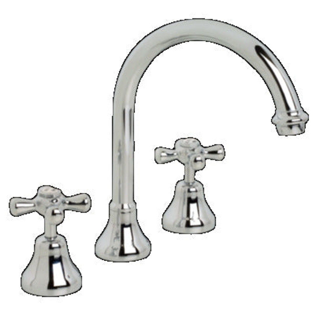 Ram Merino F'Ward Bowl Sink Set with Gooseneck Spout Chrome