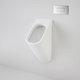 Caroma Cube Invisi Series Ii Urinal Suite Wall Hung White