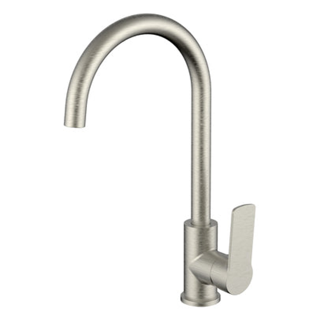 Akemi Sink Mixer Brushed Nickel By Millennium Tapware