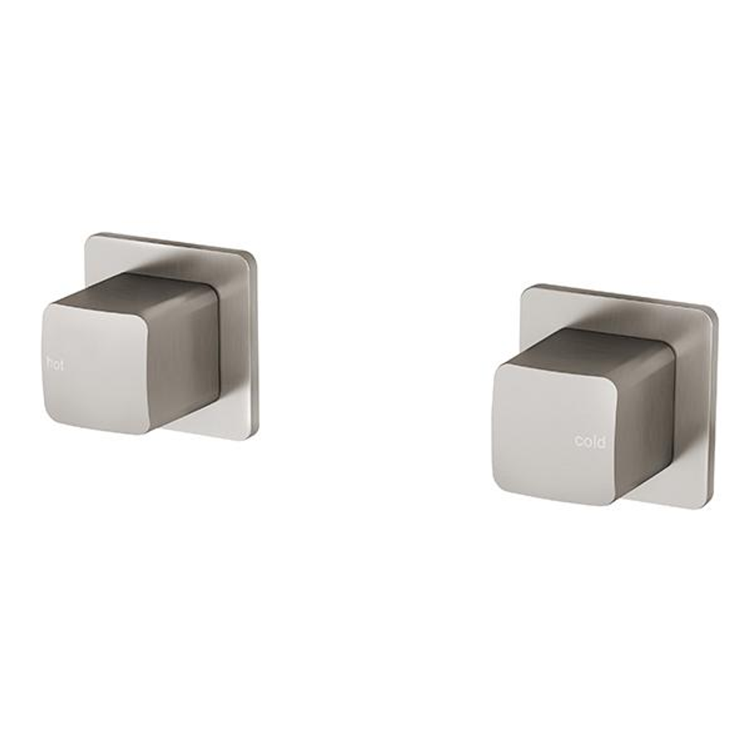 Phoenix Rush Wall Top Assemblies-Brushed Nickel