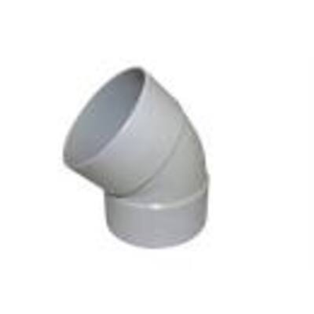 DWV PLAIN BEND FF 40MM X 5 DEG