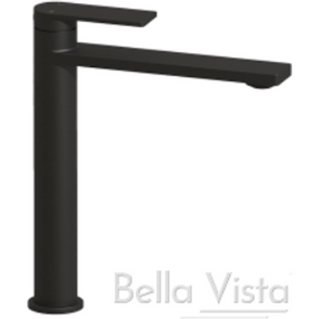 Bella Vista Cresta Tall Basin Mixer Black