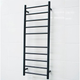 Radiant Round 10 Bar Non-Heated Towel Ladder 430 X 1100 Matte Black