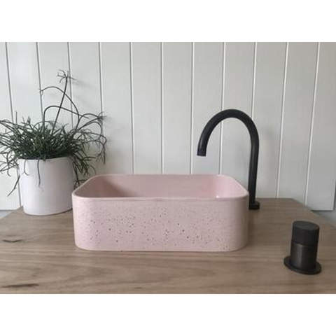 Dlh Design Vessel Basin Sienna Powder 395 X 250 X 120 Xx Standard Colour