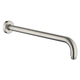 Fienza Kaya Round Wall Shower Arm Female 400mm Brushed Nickel